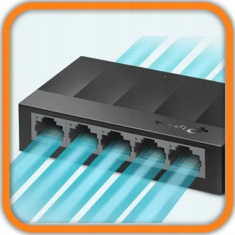 ENERGOOSZCZĘDNY SWITCH Tp-Link LS1005G 5x1GBit 1GB SWITCH SIECIOWY KOMPAKT