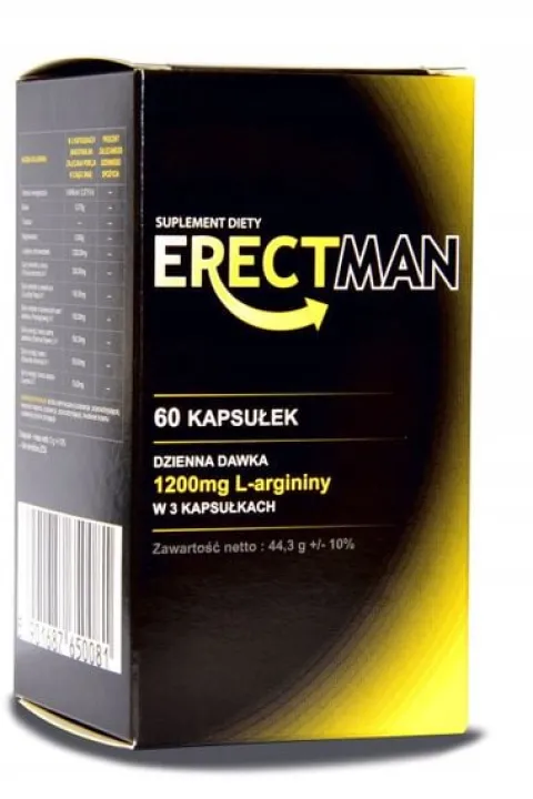 ERECTMAN MOCNA EREKCJA POTENCJA KURACJA NA ZWIĘKSZENIE MĘSKIEJ WYDAJNOŚCI