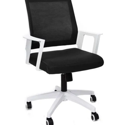 Ergonomiczny fotel obrotowy F360 (Czarny)