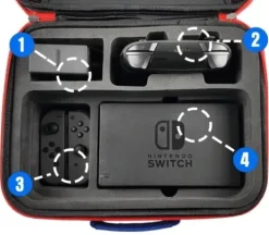 ETUI CASE WALIZKA MARIO KUFER TORBA DO NINTENDO SWITCH V1 V2 OLED 2 w 1