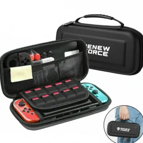 Etui Case WZMOCNIONY Do Nintendo Switch V1 V2 OLED + Szkło hartowane H9