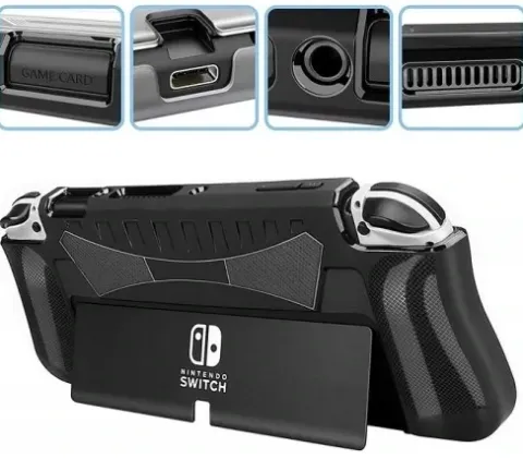 Etui do Nintendo Switch Oled 7.0 karbon czarne