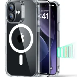 Etui ESR Classic Hybrid MagSafe + Szkło iPhone 17 Clear