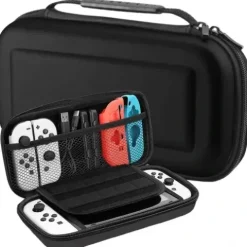 ETUI FUTERAŁ WZMOCNIONY DO NINTENDO SWITCH OLED + SZKŁO HARTOWANE HEG-001
