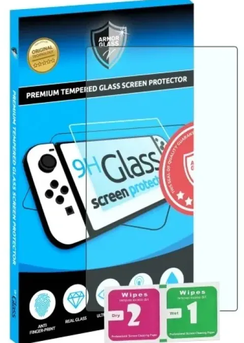ETUI FUTERAŁ WZMOCNIONY DO NINTENDO SWITCH OLED + SZKŁO HARTOWANE HEG-001