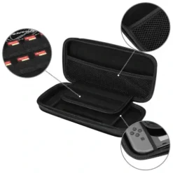 ETUI FUTERAŁ WZMOCNIONY DO NINTENDO SWITCH OLED + SZKŁO HARTOWANE HEG-001