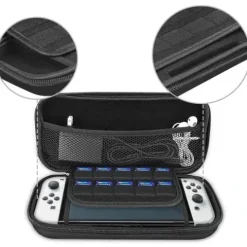 ETUI FUTERAŁ WZMOCNIONY DO NINTENDO SWITCH OLED + SZKŁO HARTOWANE HEG-001