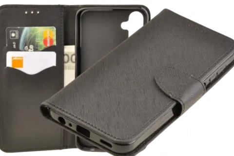 Etui portfel Fancy Case do Samsung Galaxy A15 5G / A15 4G czarny