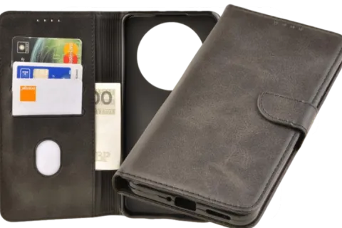 Etui portfel Wallet do Realme 12+ 5G / 12 Plus / 12 4G czarny