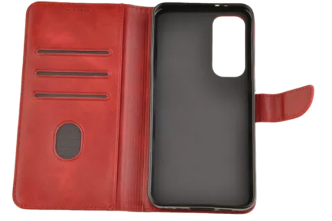 Etui portfel Wallet do Samsung Galaxy S24 FE czerwony