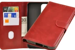Etui portfel Wallet do Samsung Galaxy S24 FE czerwony