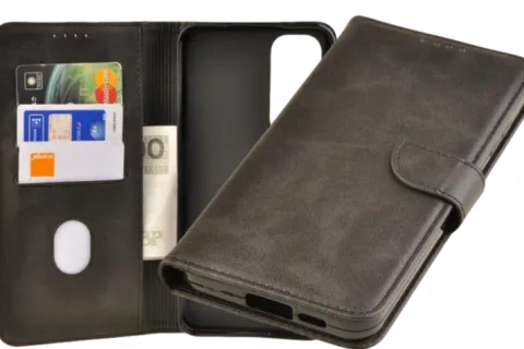 Etui portfel Wallet do Samsung Galaxy S24 FE czarny