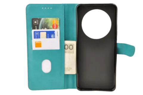Etui portfel Wallet do Xiaomi Redmi 14C zielony