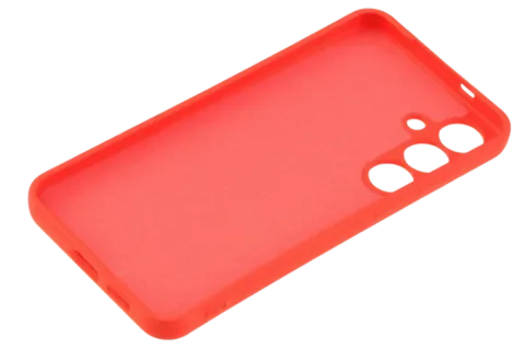 Etui silikonowe Tint do Samsung Galaxy S25 czerwony