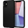 Etui Spigen Liquid Air TPU DO iPhone 11 Matowe Czarne Cienkie