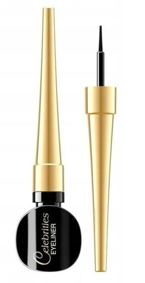 Eveline Eyeliner Czarny w Kałamarzu WideLash Celebrities