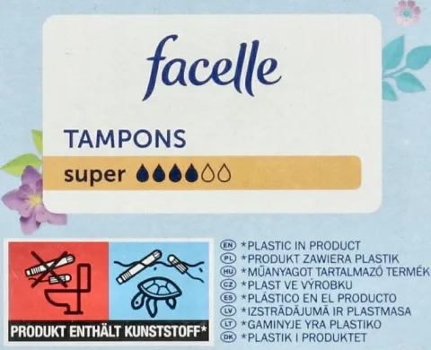 FACELLE TAMPONY HIGIENICZNE SUPER 32 SZT
