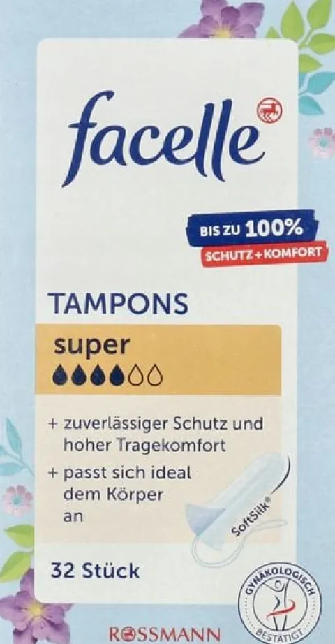 FACELLE TAMPONY HIGIENICZNE SUPER 32 SZT