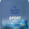 FAMILY FRESH Chłodzący Żel pod prysznic 2in1 Sport 1000ml