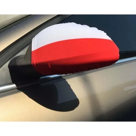 Flaga Samochodowa Na Lusterka Polska