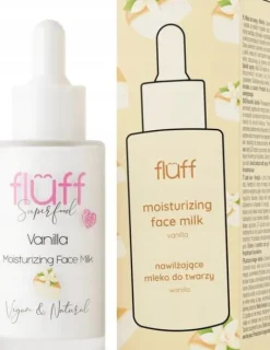 FLUFF MLEKO DO TWARZY NAWILŻAJĄCE WANILIA 40 ML