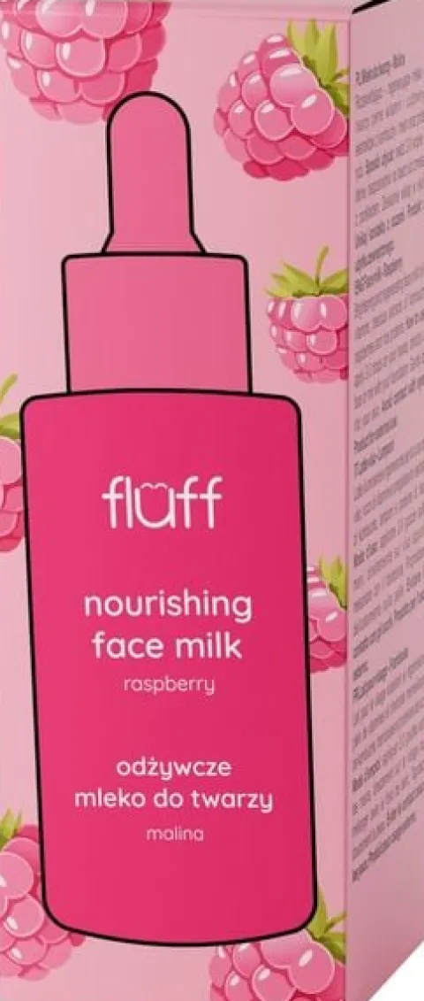 FLUFF SUPERFOOD MLEKO DO TWARZY ODŻYWCZE MALINA 40 ML