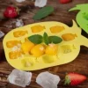 Foremka elastyczna FRUITS ANANAS do kostek lodu na 12 kostek lodu ananas żółty