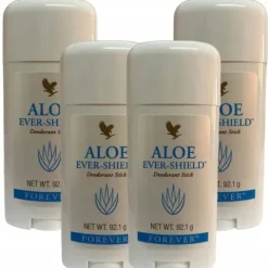 Forever Aloe Ever-Shield aloesowy dezodorant BEZ CHEMII i SOLI ALUMINIUM x4