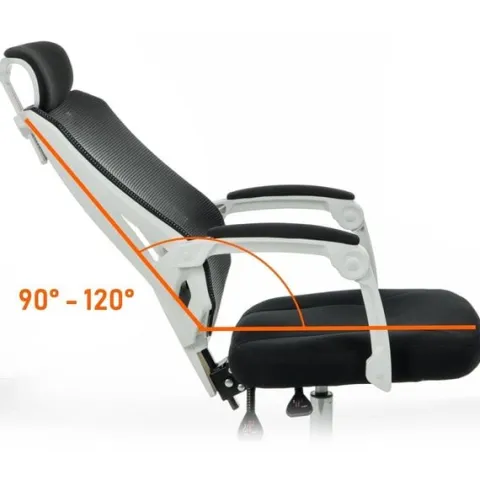 Fotel biurowy 8606 Biały