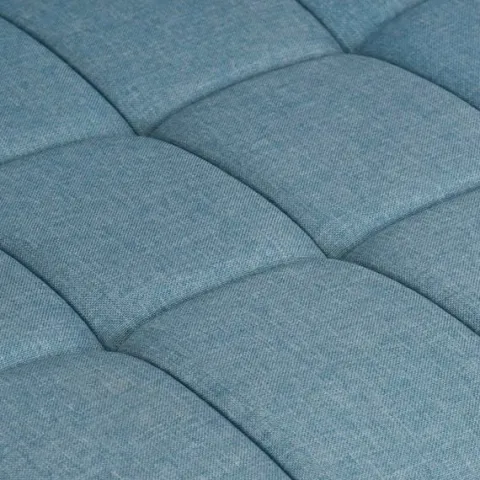 Fotel biurowy materiałowy Benton niebieski