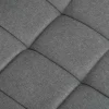 Fotel biurowy materiałowy Benton szary