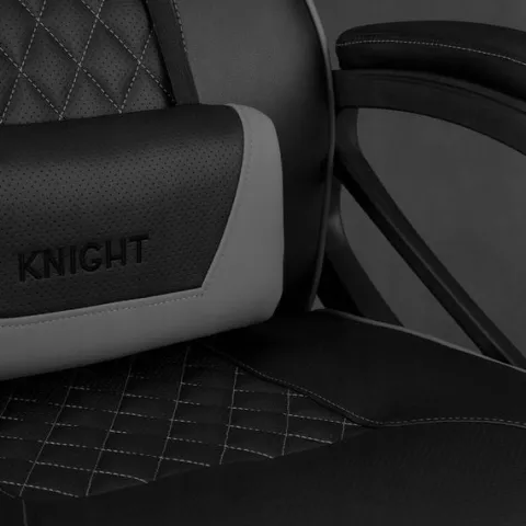 Fotel Gamingowy Biurowy Ekoskóra Obrotowy Krzesło Biurowe - Knight Sense7