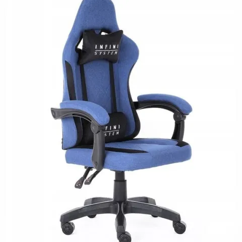 FOTEL GAMINGOWY dla gracza INFINI System z tkaniny