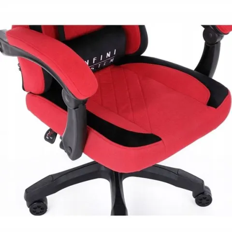 FOTEL GAMINGOWY dla gracza INFINI System z tkaniny
