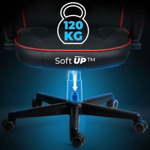 Fotel gamingowy obrotowy krzesło gracza kubełkowy Master Sofotel