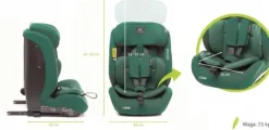 Fotelik samochodowy 4Baby GO-FIX I-Size 9-36 kg 76-150 cm ISOFIX