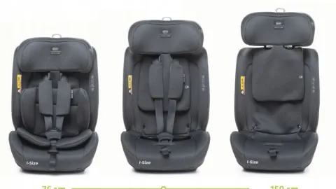 Fotelik samochodowy 4Baby GO-FIX I-Size 9-36 kg 76-150 cm ISOFIX
