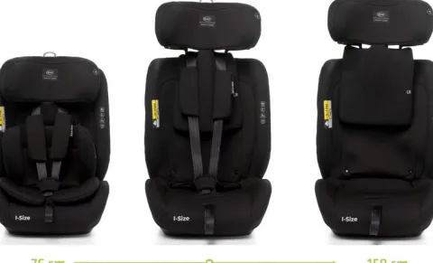 Fotelik samochodowy 4Baby GO-FIX I-Size 9-36 kg 76-150 cm ISOFIX