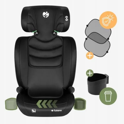 Fotelik Samochodowy 15-36Kg Tulano Joy I-Size Isofix Poddupnik 100-150Cm
