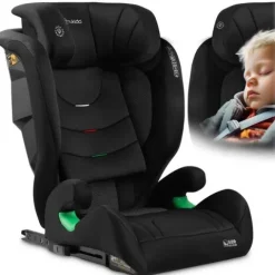 Fotelik samochodowy Nukido Louis Soft czarny 15-36 kg ISOFIX