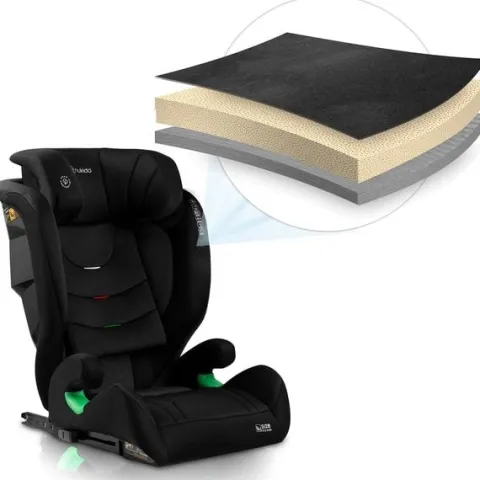 Fotelik samochodowy Nukido Louis Soft czarny 15-36 kg ISOFIX