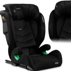 Fotelik samochodowy Nukido Louis Soft czarny 15-36 kg ISOFIX