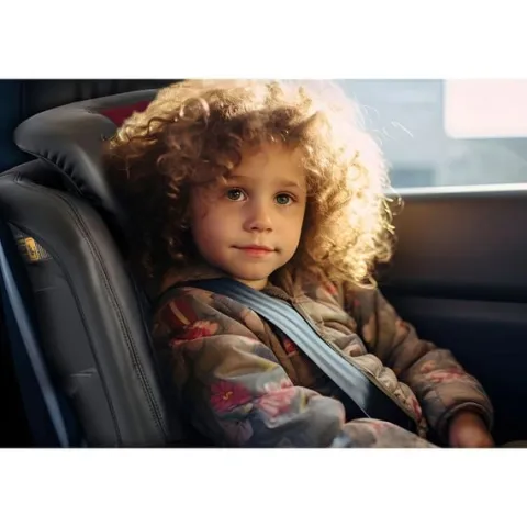 Fotelik samochodowy Nukido Louis czarno-czerwony 15-36 kg ISOFIX