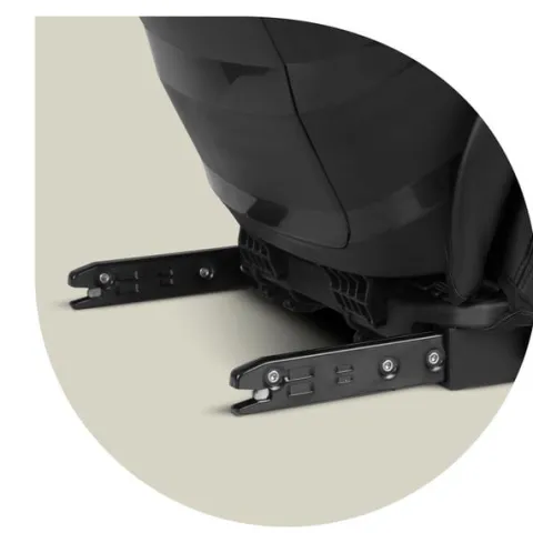 Fotelik samochodowy Nukido Louis czarno-czerwony 15-36 kg ISOFIX
