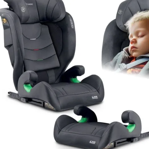 Fotelik samochodowy Nukido Louis Soft szary15-36 kg ISOFIX
