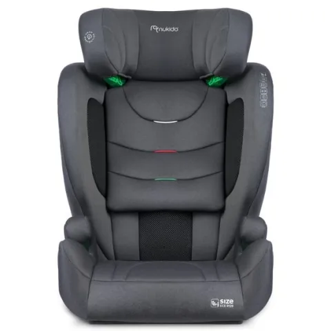 Fotelik samochodowy Nukido Louis Soft szary15-36 kg ISOFIX