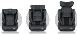 Fotelik samochodowy Nukido Louis Soft szary15-36 kg ISOFIX