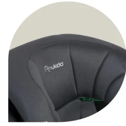 Fotelik samochodowy Nukido Louis Soft szary15-36 kg ISOFIX