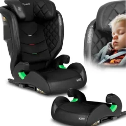 Fotelik samochodowy Nukido Louis czarny 15-36 kg ISOFIX