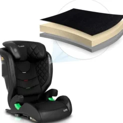 Fotelik samochodowy Nukido Louis czarny 15-36 kg ISOFIX
